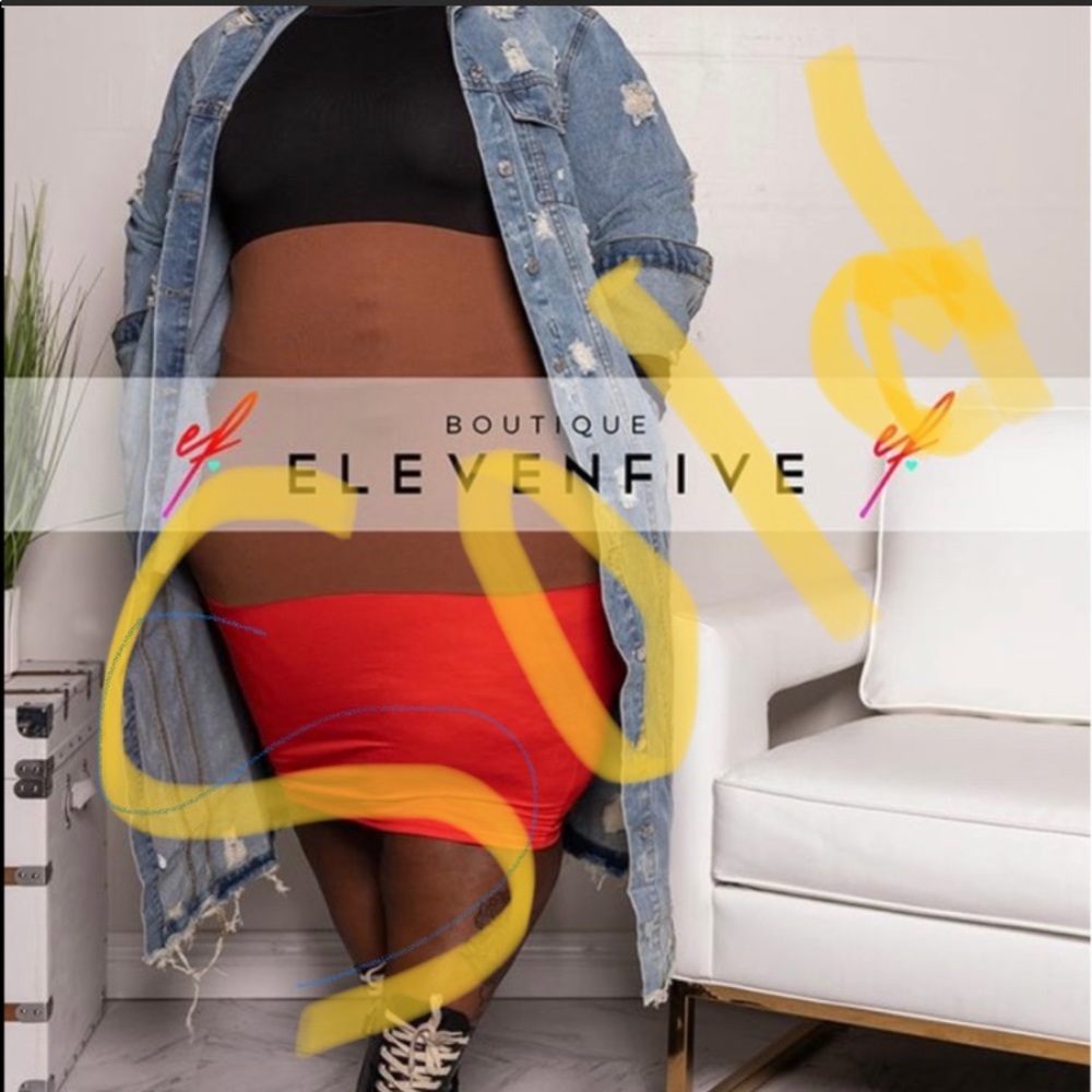 Denim long jacket SOLD